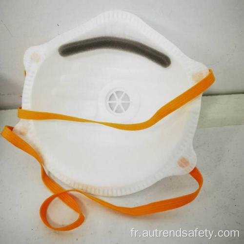 Masques en forme de bonnet pour adulte anti-poussière Réanimation respiratoire Efficacité de filtration KN95 bouche visage